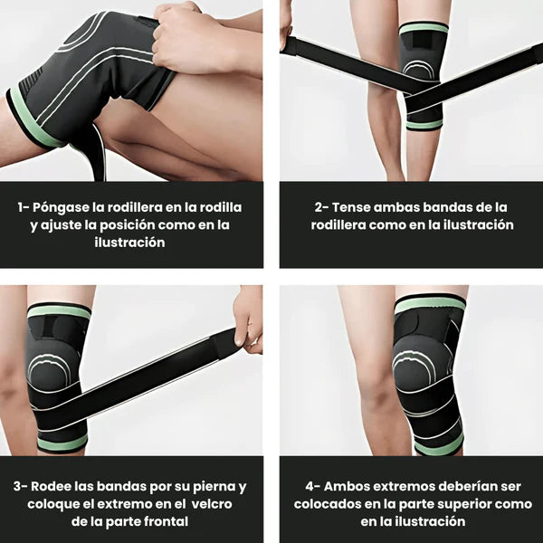 Rodillera de Compresión - Soporte Total y Alivio de Dolor