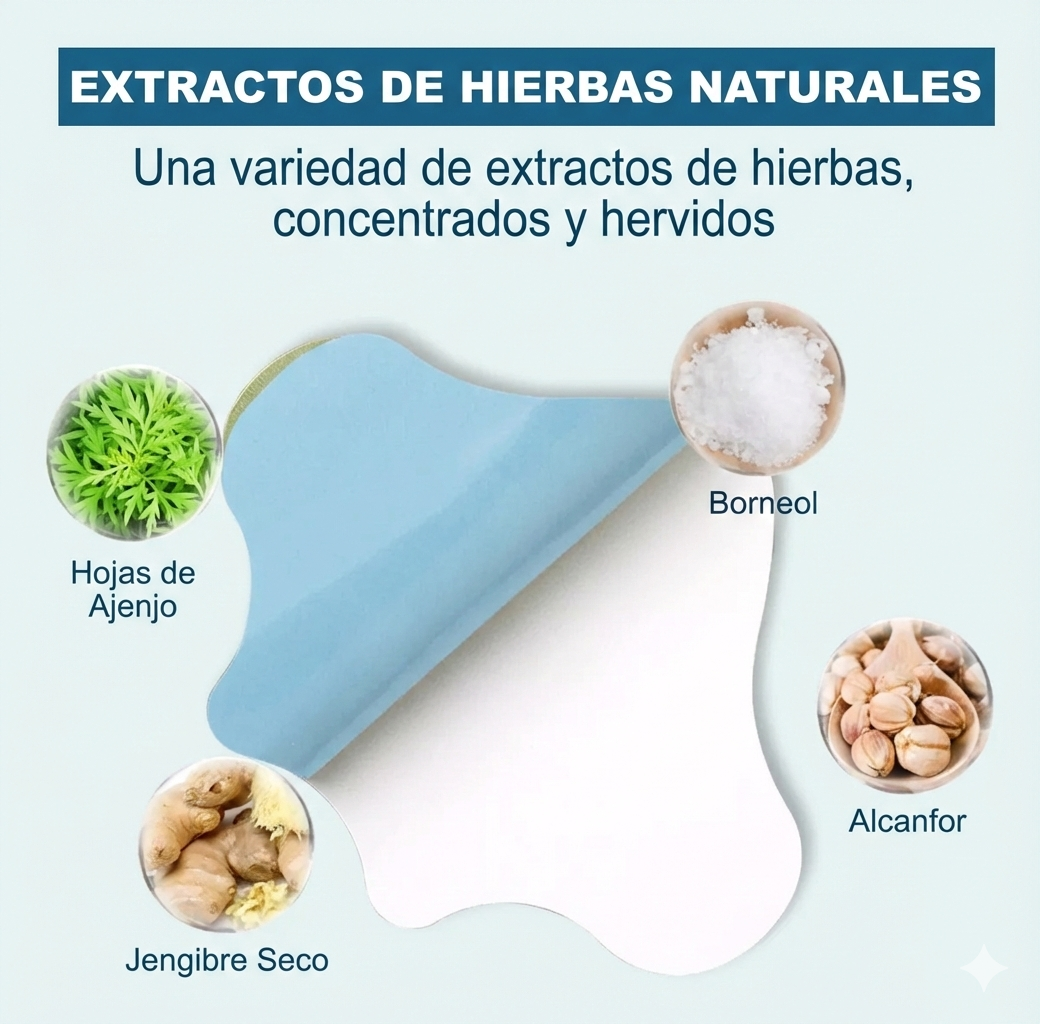 Parches Naturales HerbaFlex - Alivio Dolor y Inflamación